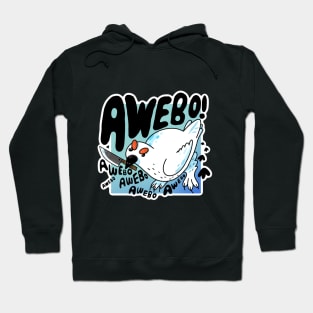 Awebo! Ptarmigan Bird with Knife Meme Hoodie